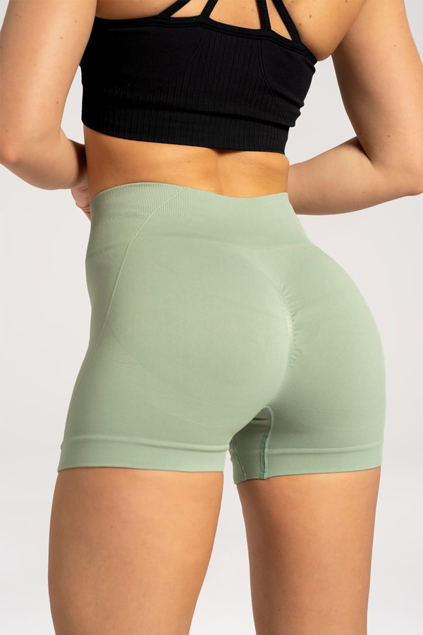 Gym Glamour Kraťásky Basic Green, S - 1