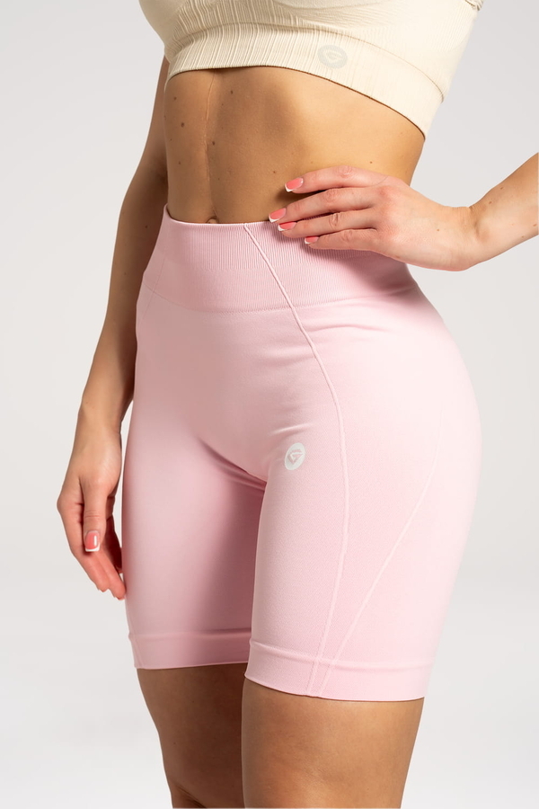 Gym Glamour Biker Kraťásky Basic Pink, XS - 1