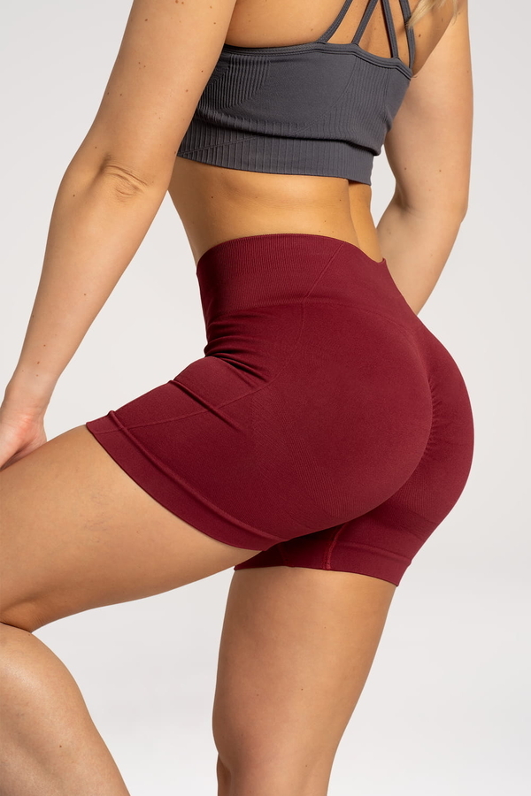 Gym Glamour Kraťásky Basic Bordo, L - 2