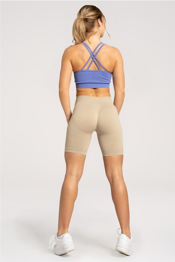 Gym Glamour Biker Kraťásky Basic Beige, XS - 4