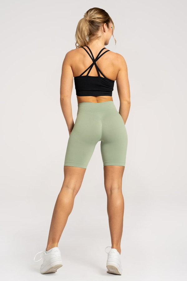 Gym Glamour Biker Kraťásky Basic Green, XS - 4